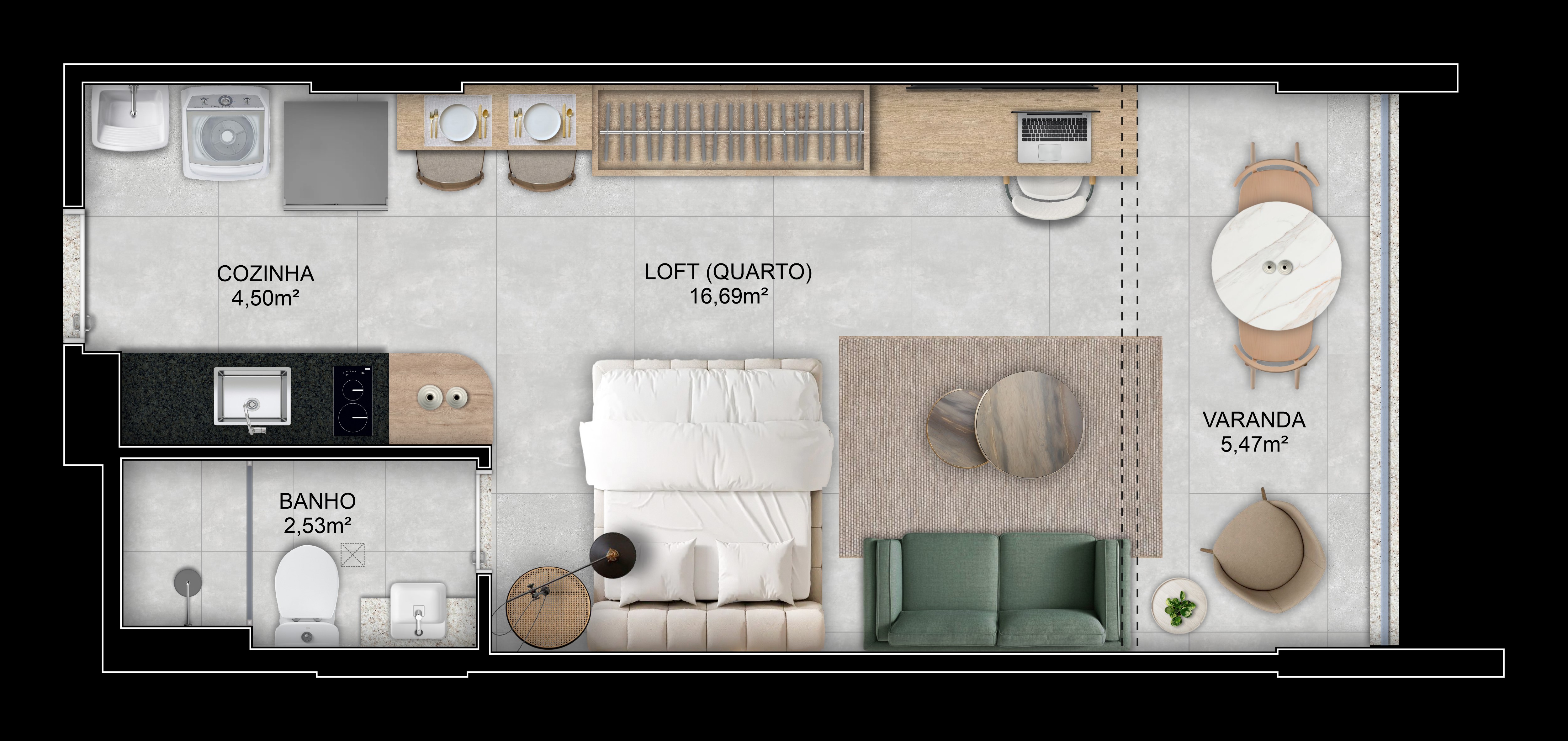 Imagem Apartamento com 1 Quarto à Venda, 32 m² em Praia da Costa - Vila Velha