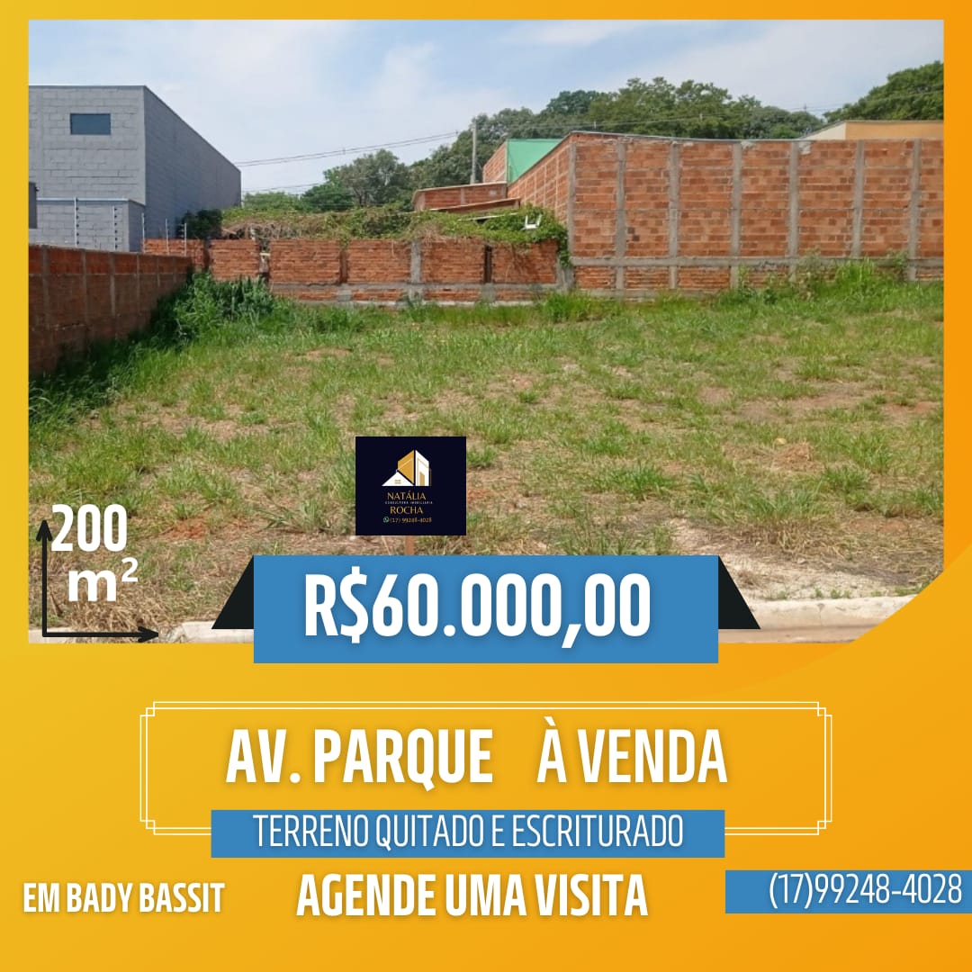 Imóvel à Venda, 200 m²em avenida parque - Bady Bassitt