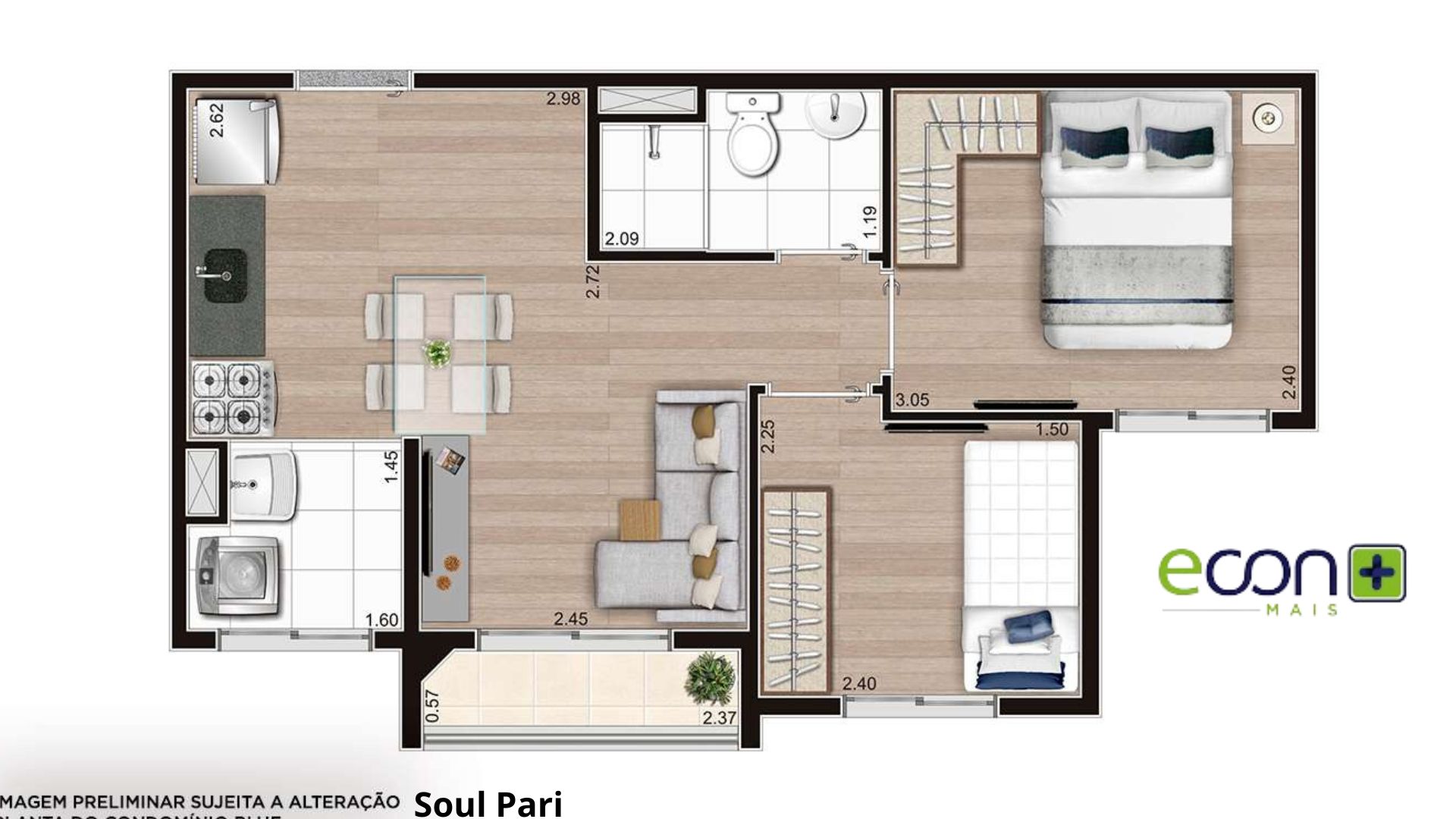Imagem Apartamento com 2 Quartos à Venda ou Temporada, 37 m²em Pari - São Paulo