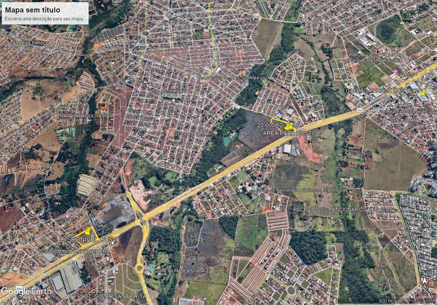 Imagem Terreno à Venda, 20 m²em Parque Oeste Industrial - Goiânia