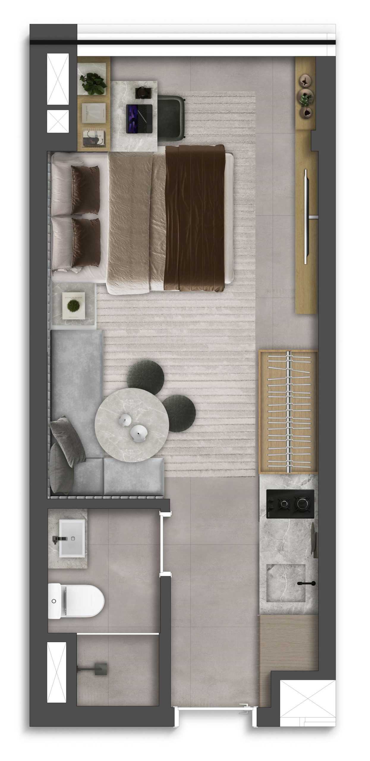 Imagem Apartamento com 1 Quarto à Venda, 22 m² em Bela Vista - São Paulo