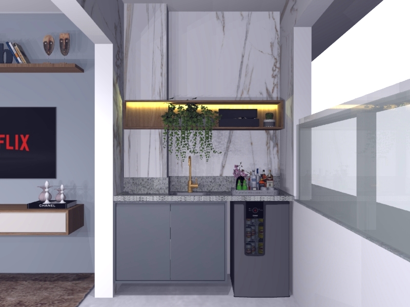 Imagem Apartamento com 2 Quartos para Alugar, 63 m²em Buraquinho - Lauro de Freitas