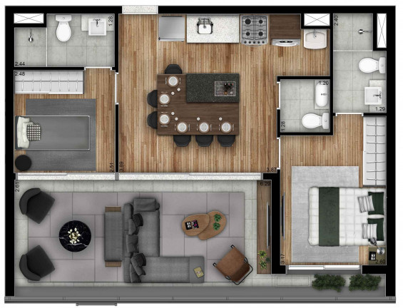 Imagem Apartamento com 3 Quartos à Venda, 88 m² em Cerqueira César - São Paulo
