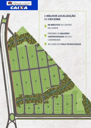 Imagem Terreno à Venda ou Locação, 360 m²em Universitário - Criciúma