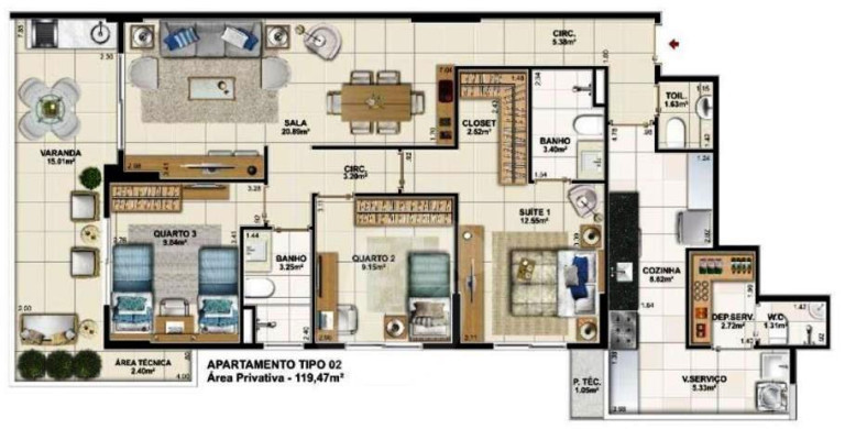 Imagem Apartamento com 2 Quartos à Venda,  em Icaraí - Niterói