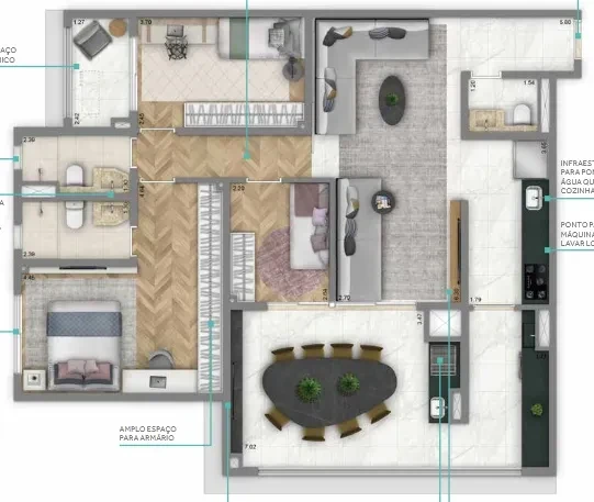 Imagem Apartamento com 3 Quartos à Venda, 108 m² em Jardim da Glória - São Paulo