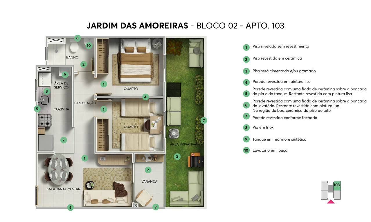 Imagem Apartamento com 2 Quartos à Venda, 45 m² em Cosmos - Rio de Janeiro