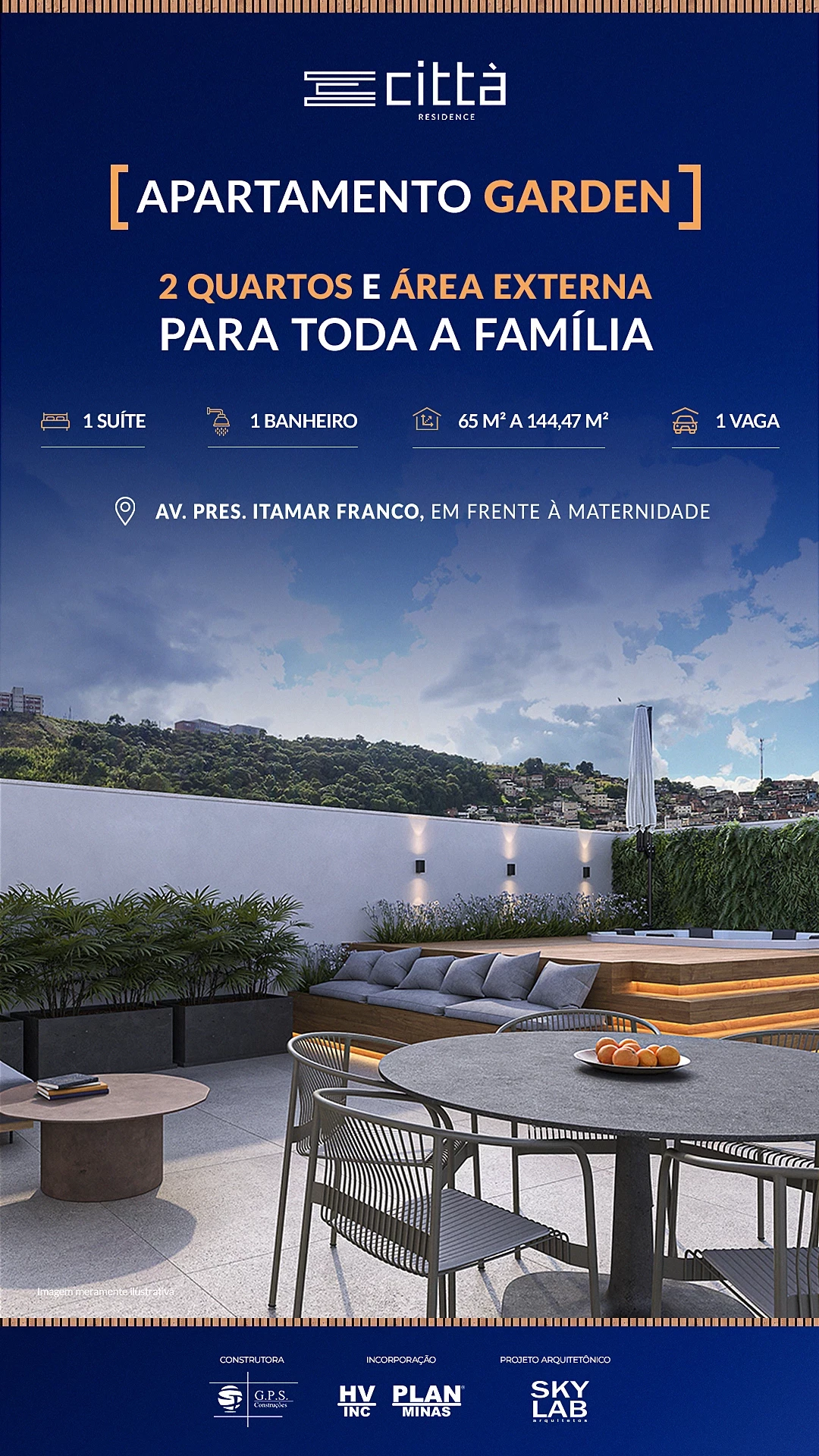 Imagem Apartamento com 2 Quartos à Venda, 54 m² em São Mateus - Juiz de Fora