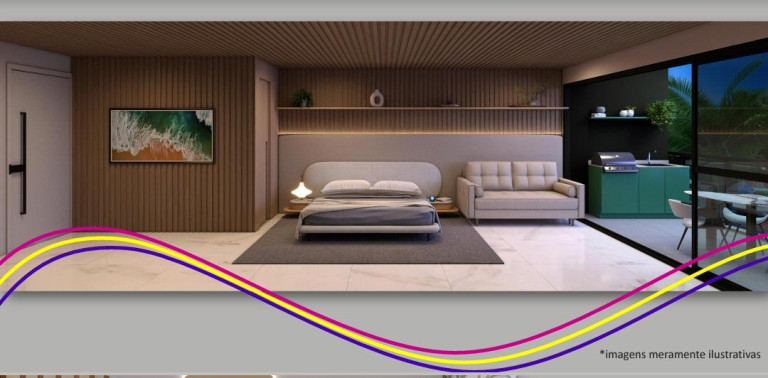 Imagem Apartamento com 2 Quartos à Venda,  em Muro Alto - Ipojuca