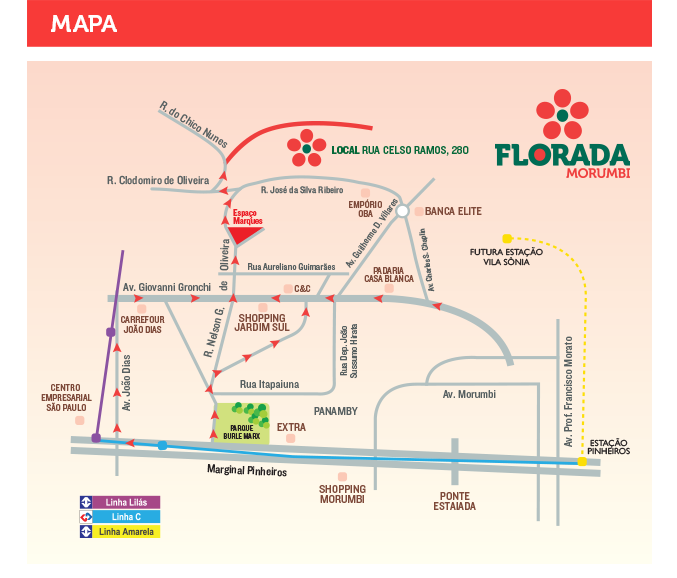 Imagem de fundo do Condomínio Florada Morumbi em São Paulo