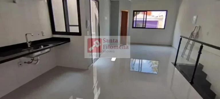 Imagem Sobrado para Venda em Santo André, Jardim das Maravilhas, 2 dormitórios, 2 suítes, 3 banheiros, 3 vagas