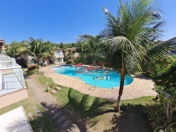Imagem Casa com 3 Quartos sendo 1 suíte em Condomínio com Piscina Beira Mar à venda, 130,69 m² por R$ 460.000 - Praia Rasa - Armação dos Búzios/RJ