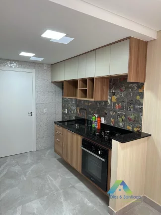 Imagem Lindo apartamento semi mobiliado recém reformado com fino padrão de acabamento.
