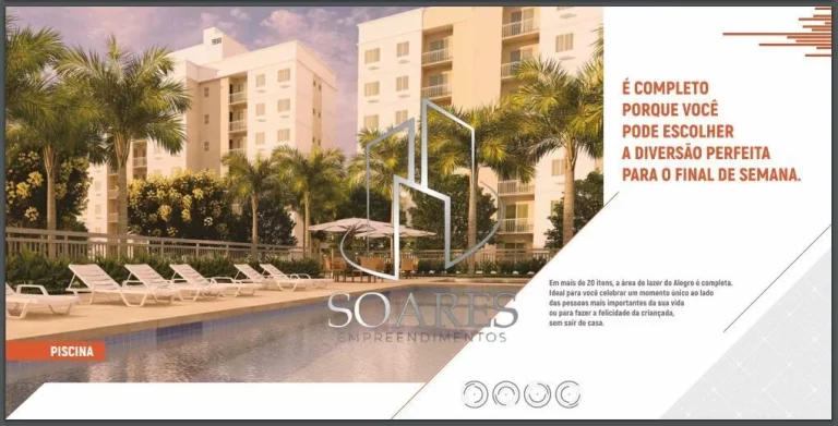 Imagem Alegro Montenegro 2/4 e 3/4 com suite - Em fase de acabamento