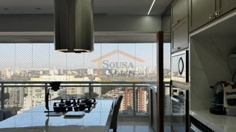 Imagem Apartamento mobiliado, com 1 dormitório, sendo 1 suite, 2 banheiros, varanda gourmet. 
1 vaga de ga...