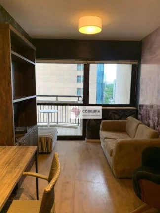 Imagem Apartamento com 1 dormitório para alugar, 38 m² por R$ 7.563,00/mês - Itaim Bibi - São Paulo/SP