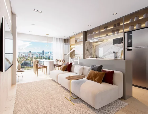 Imagem Apartamento de 81m c/ 3 dormitórios (1 suíte),1 vaga, terraço gourmet, brinquedoteca, piscinas, quadra, bicicletário, coworking, academia, playground