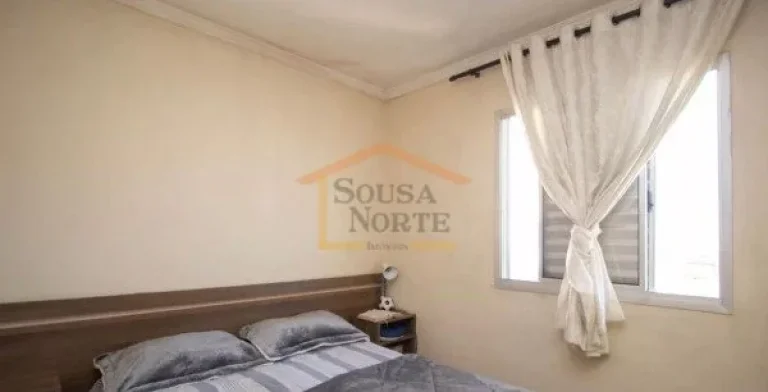 Imagem Apartamento com 50m², dispõe de 2 dormitórios, 1 banheiro, sala para dois ambientes, cozinha com ...