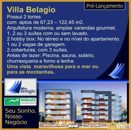 Imagem PRÉ-LANÇAMENTO APARTAMENTOS VILLA BELLAGIO!!!