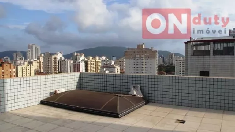 Imagem Cobertura com 3 dormitórios à venda, 279 m² por R$ 1.400.000,00 - Aparecida - Santos/SP