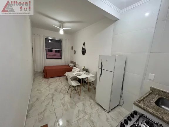 Imagem Apartamento à venda em Praia Grande-SP, Aviação: 1 quarto, 1 banheiro, 1 vaga de garagem, 28m² de área