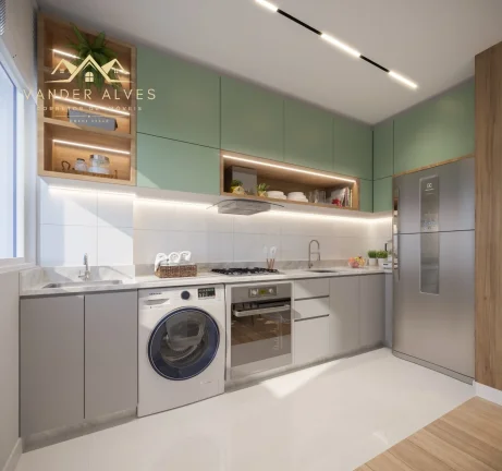 Imagem Apartamento de 1quarto + 1 suite e 2 quartos à venda no SUNSET CLUB em , - 43 m² e 47m² de área.