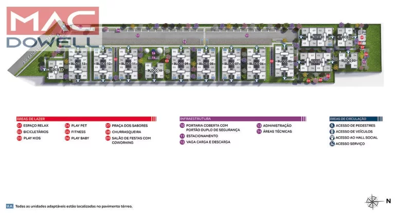 Imagem Porto Valencia - Apartamento 2 Quartos - Campo Grande / RJ