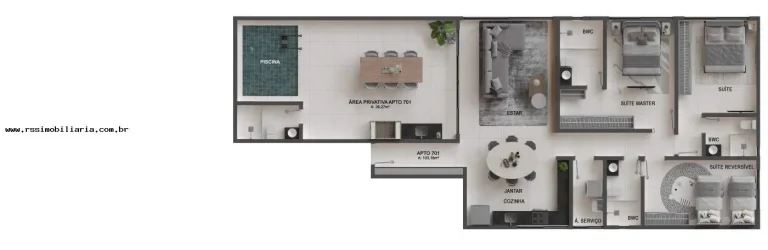 Imagem Apartamento à venda Altiplano em João Pessoa/PB, 2 Quartos