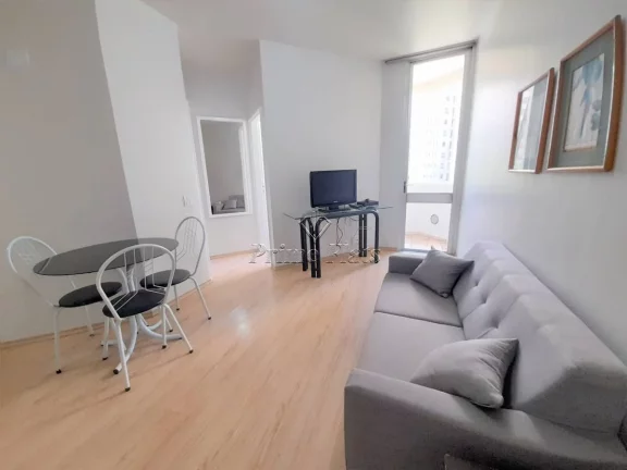 Imagem Flat disponível para locação no Stagium Studio, com 33m², 1 dormitório e 1 vaga de garagem