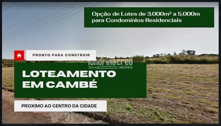 Imagem Terreno à venda 443.65M², Jardim Morada do Sol, Cambé - PR