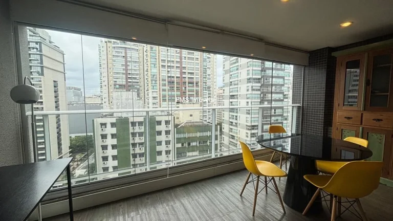 Imagem Apartamento para locação na Consolação, São Paulo-SP: 1 quarto, 1 sala, 1 banheiro, 1 vaga de garagem, 50m² de área!