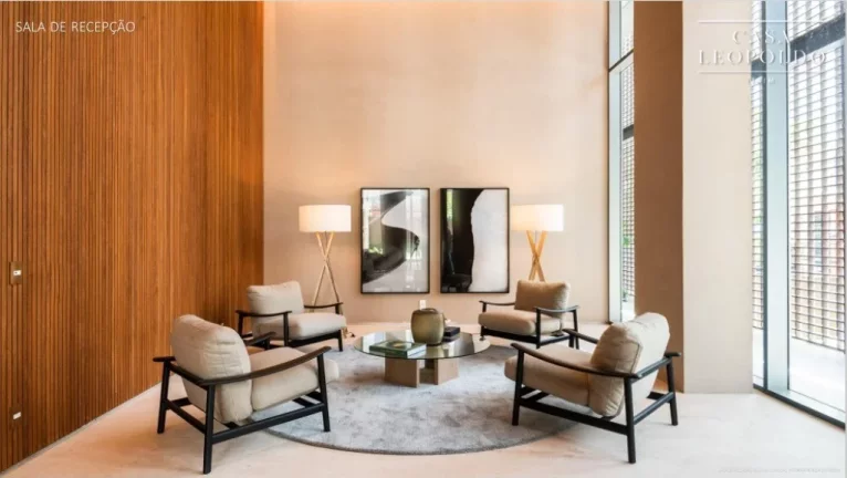 Imagem Apartamento de luxo no Itaim Bibi: 3 quartos, 3 suítes, 4 banheiros, 4 vagas de garagem, 335,10 m² - Condomínio Casa Leopoldo