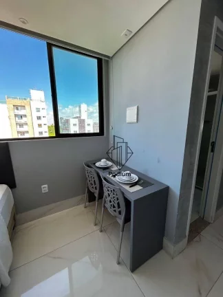 Imagem Flat mobiliado com vista para o mar a 220m da praia de Intermares - FL0935