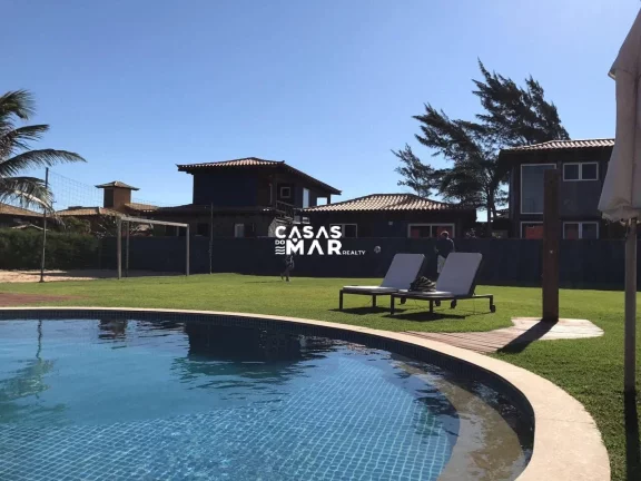 Imagem Casa de Luxo à Beira-Mar em Búzios, Condomínio Camurupim na Praia Rasa: 6 Quartos, 6 Suítes, 4 Salas - Segurança e Conforto!