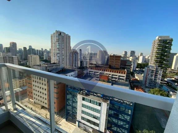 Imagem Apartamento para locação na Vila Olímpia, São Paulo-SP: 1 quarto, 2 salas, 1 banheiro, 1 vaga de garagem - 43m² de pura elegância!