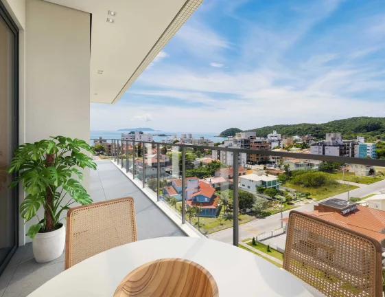 Imagem Apartamento na planta com 3 dormitórios sendo 1 suíte e 1 vaga - Governador Celso Ramos/SC