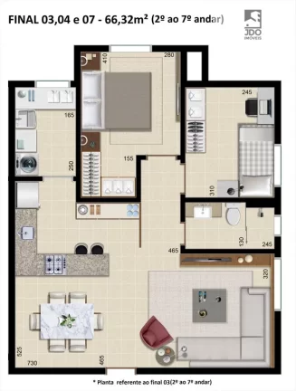 Imagem Apartamento a Venda no bairro Rebouças - Curitiba, PR