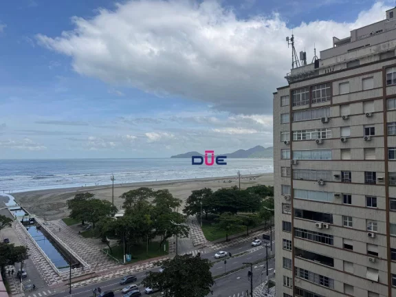 Imagem Apartamento com 3 dormitórios sendo 1 suite e dep completa deempragada na quadra da praia à venda, 137 m² por R$ 790.000 - Gonzaga - Santos/SP