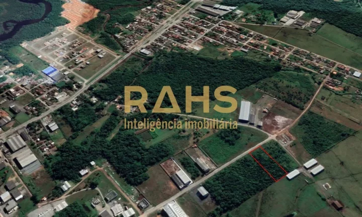 Excelente terreno industrial à venda em Araquari Terreno com 6.779,24m2 de área total, 50 metros d...
