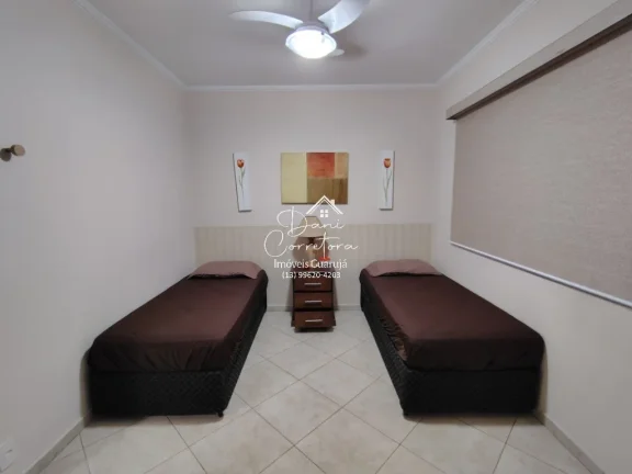Imagem Lindo apartamento com 3 Suítes na orla das Pitangueiras com lazer, Guarujá-SP - 142m², 2 Salas, 4 Banheiros e 1 Vaga de Garagem!