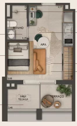 Imagem APARTAMENTO RESIDENCIAL em São Paulo - SP, Paraíso