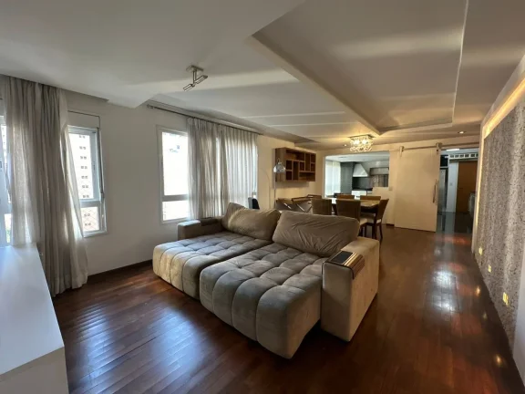 Imagem Apartamento 131M², 3Q, 3 Suítes, 5 Banheiros, 3 Vagas, Academia, Piscina, Sauna, Churrasqueira, Brinquedoteca, Mobiliado, Salão de Festas, SPA.