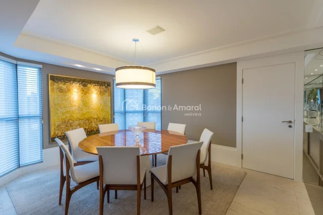 Imagem Apartamento a Venda, 410 m², Bairro Cambuí, 4 Suítes, 5 Garagens, Andar Alto, Vista Panorâmica, ...
