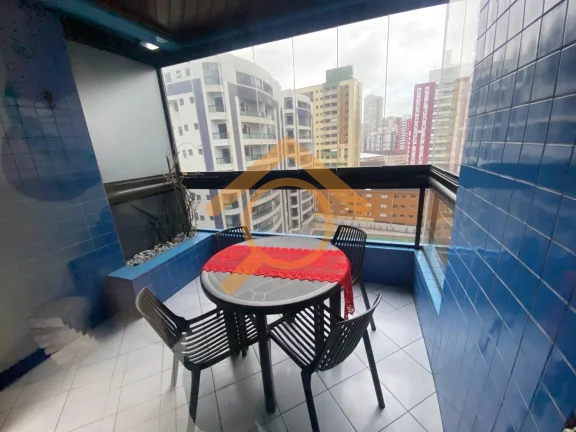 Imagem Imperdível! Apartamento à venda em Praia Grande-SP, Canto do Forte. 2 quartos, 1 suíte, 2 salas, 3 banheiros, 1 vaga. Condomínio Palm Beach, a 300m da praia.