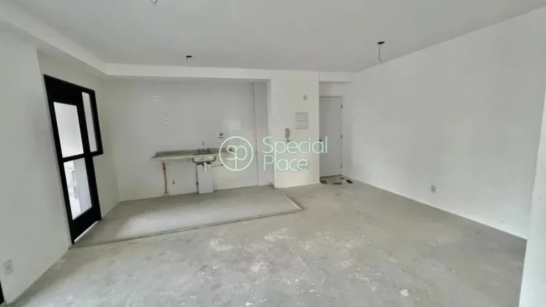 Imagem Ótimo apartamento com 85m², recém entregue, no Brooklin. Living com varanda gourmet, 03 dormitór...