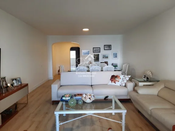 Imagem Apartamento à venda em Guarujá-SP, Pitangueiras: 3 quartos, 1 suíte, 2 salas, 3 banheiros, 2 vagas de garagem, 171m².