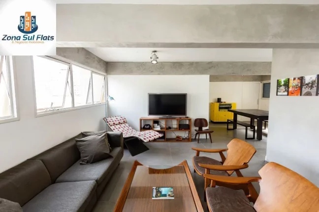 Imagem Apartamento Para Alugar No Itaim Bibi Com 2 Suítes e 1 Vaga - Mobiliado