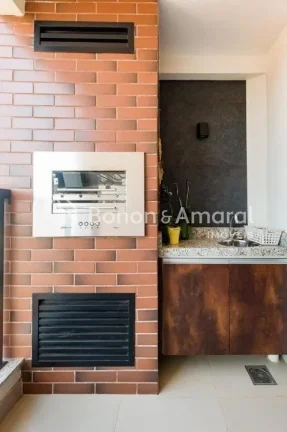 Imagem Apartamento com 2 quartos, sendo 1 suíte, 1 lavabo, cozinha estilo americano, com móveis planejado...