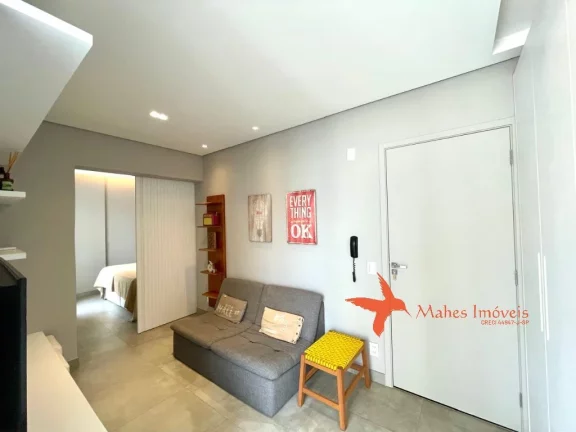 Imagem Apartamento para locação em Pinheiros, São Paulo-SP: 1 quarto, 1 suíte, 1 sala integrada, 1 banheiro, 1 vaga e 33m². Venha conhecer!