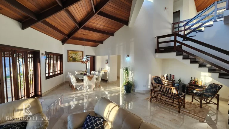 Imagem Atibaia - Chacara de condominio com 5 suites, piscina, area gourmet e terreno com 1741m²